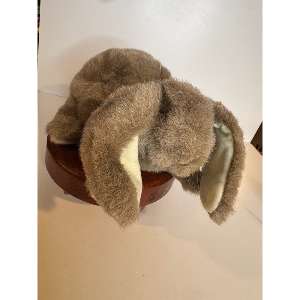 Vintage Folkmanis Baby Lop Eared Rabbit Hand Puppet Plush Bunny Soft Toy